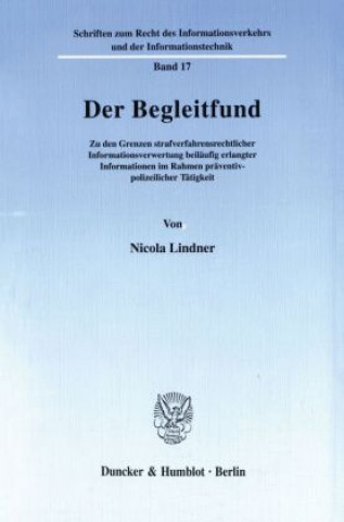 Książka Der Begleitfund. Nicola Lindner