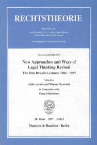 Buch New Approaches and Ways of Legal Thinking Revised. Aulis Aarnio