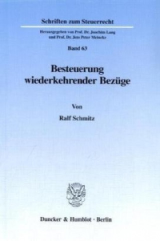 Книга Besteuerung wiederkehrender Bezüge. Ralf Schmitz