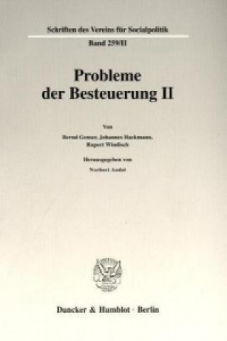 Книга Probleme der Besteuerung II. Norbert Andel