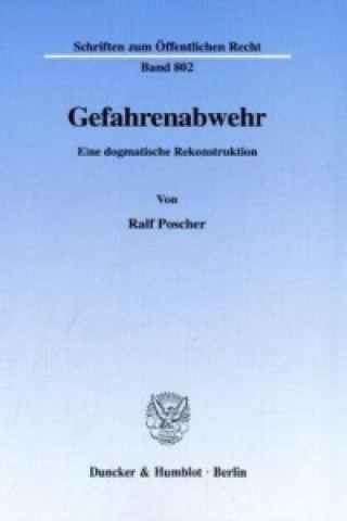 Kniha Gefahrenabwehr. Ralf Poscher