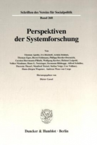 Könyv Perspektiven der Systemforschung. Dieter Cassel