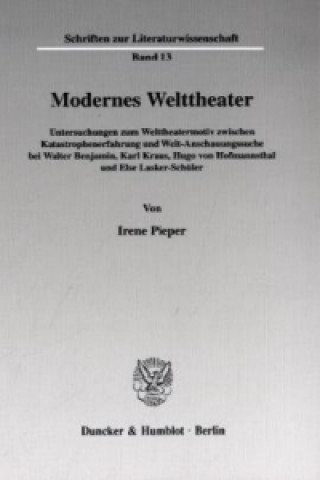 Buch Modernes Welttheater. Irene Pieper