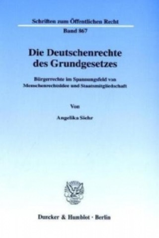 Carte Die Deutschenrechte des Grundgesetzes. Angelika Siehr