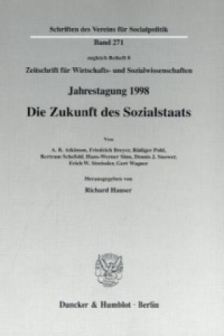 Könyv Die Zukunft des Sozialstaats. Richard Hauser