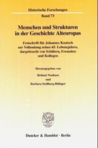 Kniha Menschen und Strukturen in der Geschichte Alteuropas. Helmut Neuhaus