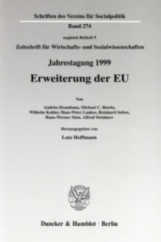 Könyv Erweiterung der EU. Lutz Hoffmann