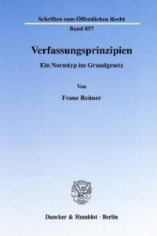 Könyv Verfassungsprinzipien. Franz Reimer