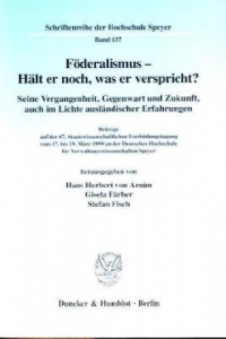 Libro Föderalismus - Hält er noch, was er verspricht? Hans Herbert von Arnim