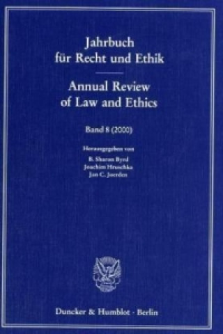 Carte Jahrbuch für Recht und Ethik / Annual Review of Law and Ethics.. The Origin and Development of the Moral Sciences in the Seventeenth and Eighteenth Ce B. Sh. Byrd