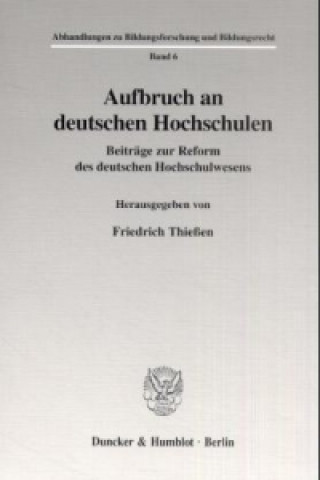 Carte Aufbruch an deutschen Hochschulen. Friedrich Thiesen