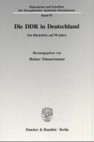 Carte Die DDR in Deutschland Heiner Timmermann