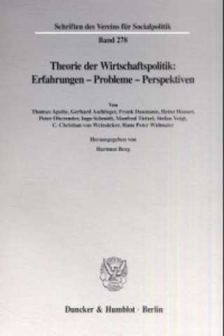 Carte Theorie der Wirtschaftspolitik Hartmut Berg