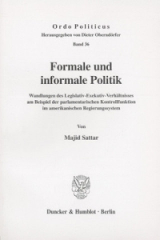 Buch Formale und informale Politik. Majid Sattar