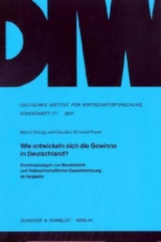 Buch Wie entwickeln sich die Gewinne in Deutschland? Bernd Görzig