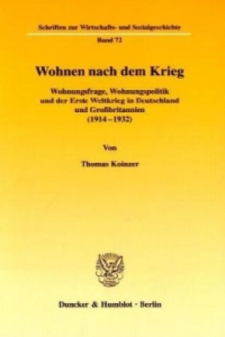 Książka Wohnen nach dem Krieg. Thomas Koinzer