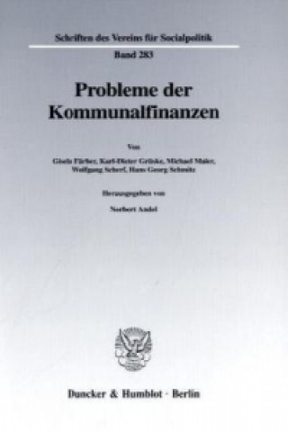 Libro Probleme der Kommunalfinanzen Norbert Andel