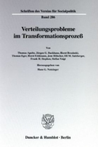 Buch Verteilungsprobleme im Transformationsprozeß. Hans G. Nutzinger