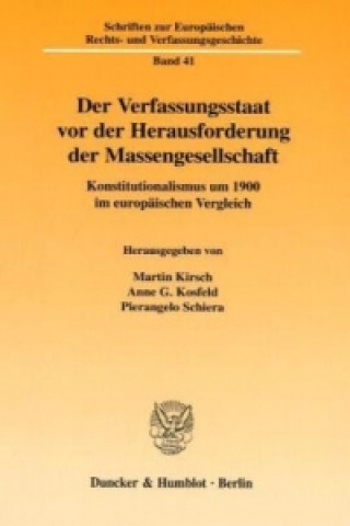Kniha Der Verfassungsstaat vor der Herausforderung der Massengesellschaft. Martin Kirsch