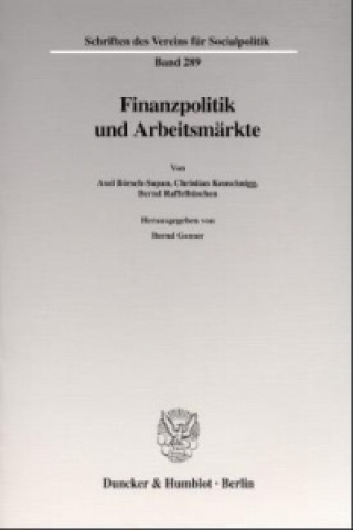 Carte Finanzpolitik und Arbeitsmärkte Axel Börsch-Supan