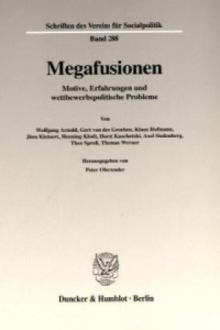 Książka Megafusionen. Peter Oberender
