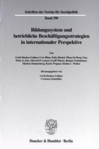 Book Bildungssystem und betriebliche Beschäftigungsstrategien in internationaler Perspektive. Uschi Backes-Gellner