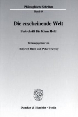 Книга Die erscheinende Welt Heinrich Hüni