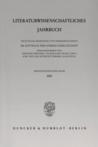 Kniha Literaturwissenschaftliches Jahrbuch.. Bd.43/2002 Theodor Berchem