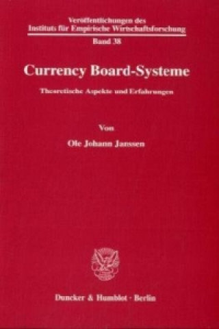 Book Currency Board-Systeme. Ole J. Janssen