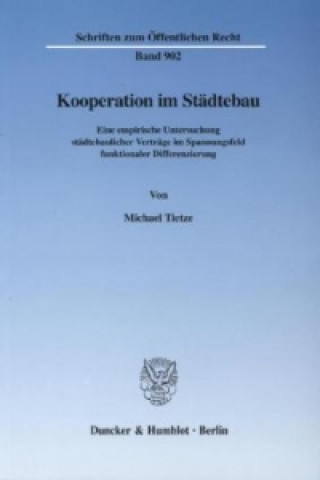 Kniha Kooperation im Städtebau. Michael Tietze