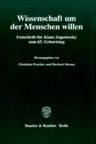 Carte Wissenschaft um der Menschen willen. Christian Pracher