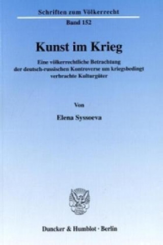 Książka Kunst im Krieg. Elena Syssoeva