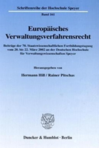 Könyv Europäisches Verwaltungsverfahrensrecht. Hermann Hill