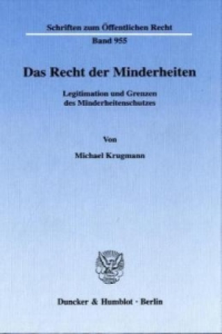 Book Das Recht der Minderheiten. Michael Krugmann