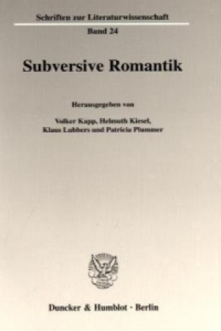 Buch Subversive Romantik Volker Kapp