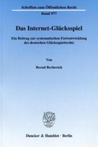 Carte Das Internet-Glücksspiel Bernd Berberich