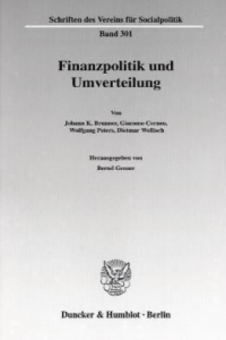 Könyv Finanzpolitik und Umverteilung. Bernd Genser
