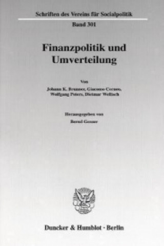 Βιβλίο Finanzpolitik und Umverteilung. Bernd Genser