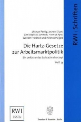 Knjiga Die Hartz-Gesetze zur Arbeitsmarktpolitik. Michael Fertig