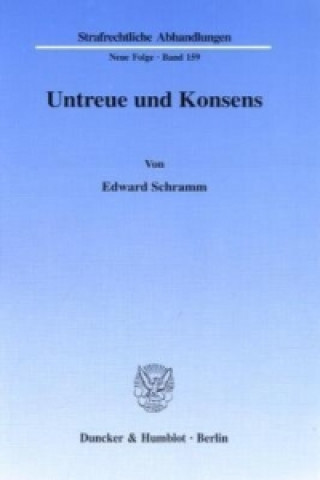 Kniha Untreue und Konsens. Edward Schramm