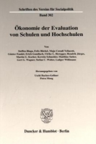 Книга Ökonomie der Evaluation von Schulen und Hochschulen. Uschi Backes-Gellner