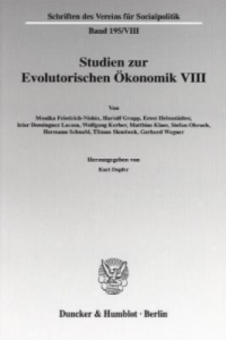 Carte Studien zur Evolutorischen Ökonomik VIII. Kurt Dopfer