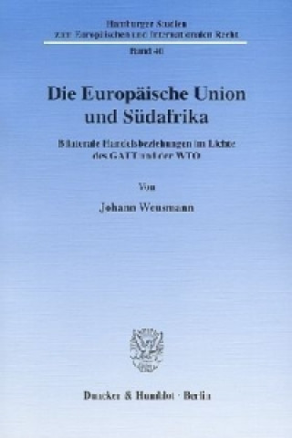 Carte Die Europäische Union und Südafrika. Johann Weusmann