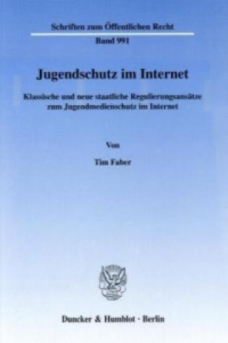 Kniha Jugendschutz im Internet. Tim Faber