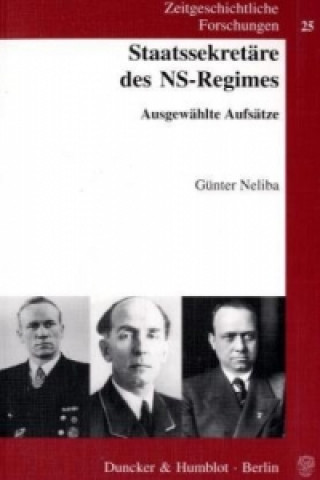 Kniha Staatssekretäre des NS-Regimes. Günter Neliba