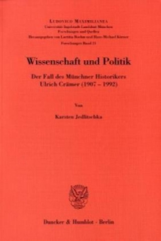 Kniha Wissenschaft und Politik Karsten Jedlitschka