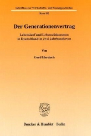 Kniha Der Generationenvertrag. Gerd Hardach