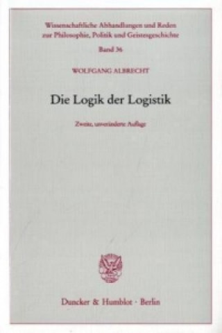 Book Die Logik der Logistik. Wolfgang Albrecht