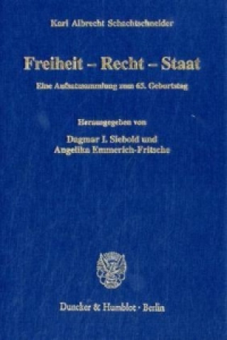 Книга Freiheit - Recht - Staat Karl A. Schachtschneider