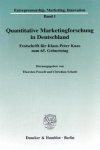 Carte Quantitative Marketingforschung in Deutschland. Thorsten Posselt